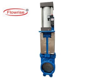 pneumatic operated knife edge gate valve supplier